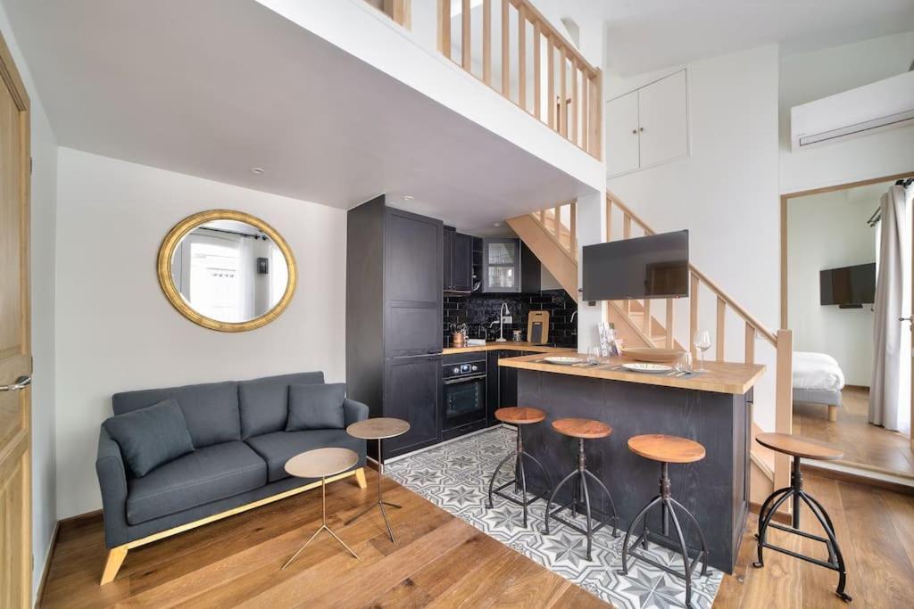 Superbe Maisonnette Neuve Au Coeur De Parijs Buitenkant foto